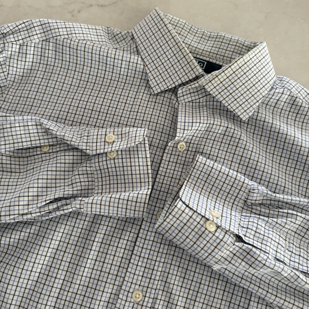 Polo By Ralph Lauren Regent Classic Fit 17 36/37 Long Sleeve Button Down Shirt
